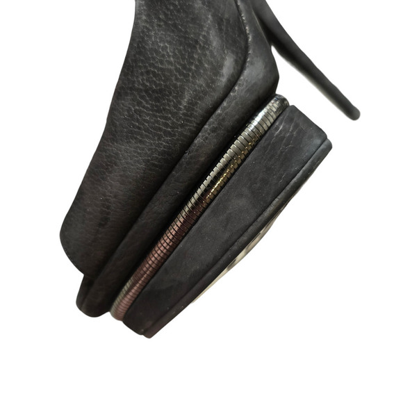 Le Silla suede black pumps platform heels size 9 - Picture 4 of 10